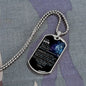 To My Son | Dog Tag Chain