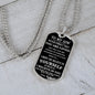 To My Son | Dog Chain Necklace