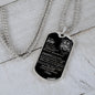 To My Son | Dog Tag Chain