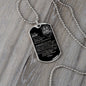 To My Son | Dog Tag Chain