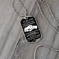 TO MY SON LOVE DAD | DOG TAG NECKLACE