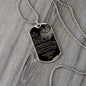To My Son | From Dad Dog Tag