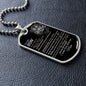 To My Son | Dog Tag Chain