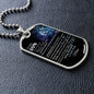 To My Son | Dog Tag Chain