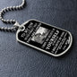 To My Son | Dog Tag Chain