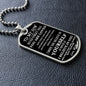 To My Son | Dog Chain Necklace