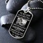To My Son | Dog Tag Chain