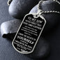 To My Son | Dog Chain Necklace