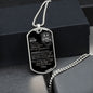 To My Son | Dog Tag Chain