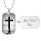 God Direct My Path | Dog Tag Necklace