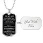 To My Son | Dog Chain Necklace