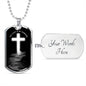 Light In Darkness | Dog Tag Necklace