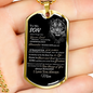 To My Son | Dog Tag Chain