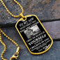 To My Son | Dog Tag Chain