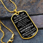 To My Son | Dog Chain Necklace