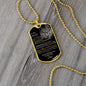 To My Son | From Dad Dog Tag