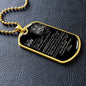 To My Son | Dog Tag Chain