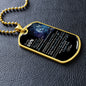 To My Son | Dog Tag Chain