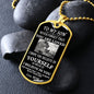 To My Son | Dog Tag Chain