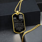 To My Son | Dog Tag Chain
