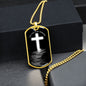 Light In Darkness | Dog Tag Necklace