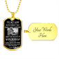 To My Son | Dog Tag Chain
