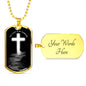 Light In Darkness | Dog Tag Necklace