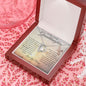 To My Loving Granddaughter/ Forever Love Necklace