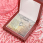 To My Love Daughter I will always Love You/ Forever Love Necklace