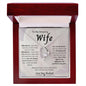 To My Amazing Wife/ Forever Love Necklace