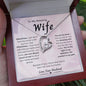 To My Amazing Wife/ Forever Love Necklace