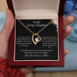 To My Loving Daughter |Forever Love Necklace