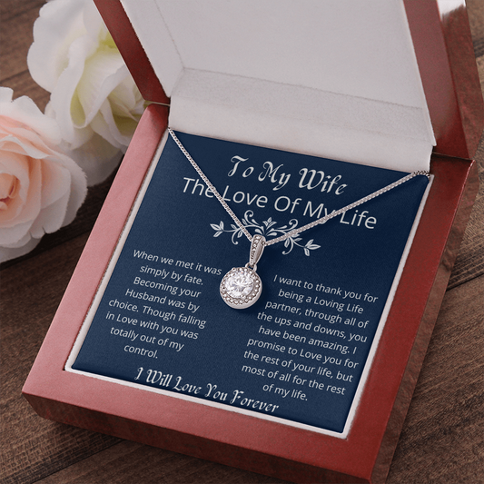 To My Wife Love of My Life/ Internal Hope Necklace