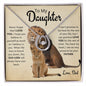 To My Daughter from Dad | Lucky In Love Necklace
