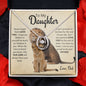 To My Daughter from Dad | Lucky In Love Necklace