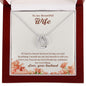 To My Beautiful Wife | Lucky In Love Necklace
