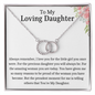 To My Loving Daughter/Perfect Pair Necklace