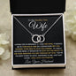To My Smokin' Hot Wife/Perfect Pair Necklace