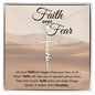 Faith Over Fear | Faith Cross Necklace