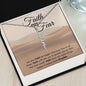Faith Over Fear | Faith Cross Necklace