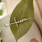Faith Over Fear | Faith Cross Necklace