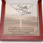 Faith Over Fear | Faith Cross Necklace