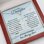 To My Daughter, Love Mom/Faith Cross Necklace