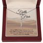 Faith Over Fear | Faith Cross Necklace