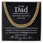 To My Dad | Cuban Link Chain