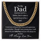 To My Dad |Cuban Link Chain