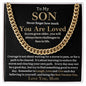 To My Son | Cuban Necklace