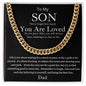 To My Son/Dad/Cuban Link Chain