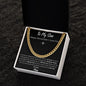 To My Son Forever Love/Cuban Link Chain