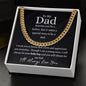 To My Dad |Cuban Link Chain